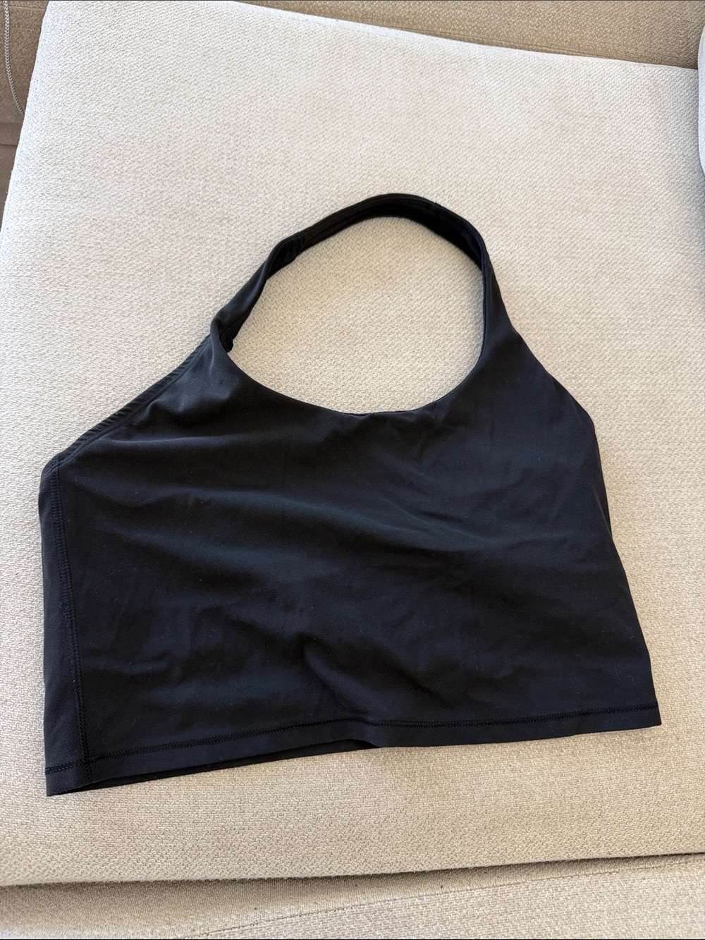 Athleta Black Halter Tank Top